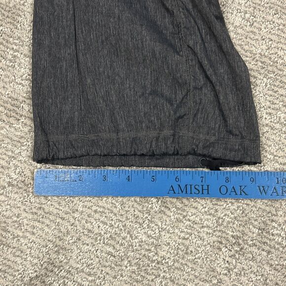 Lucy Get Going Pants Womens Medium Lightweight Cinch Cuffs Joggers Dance Gray - Picture 13 of 13